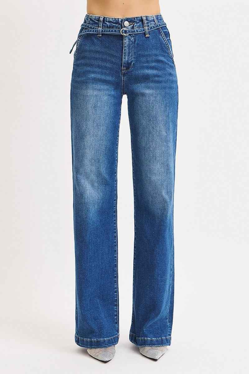 Marty Wide Leg Belted Jean