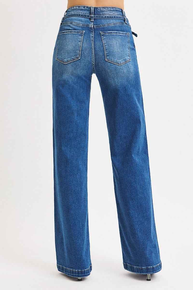 Marty Wide Leg Belted Jean