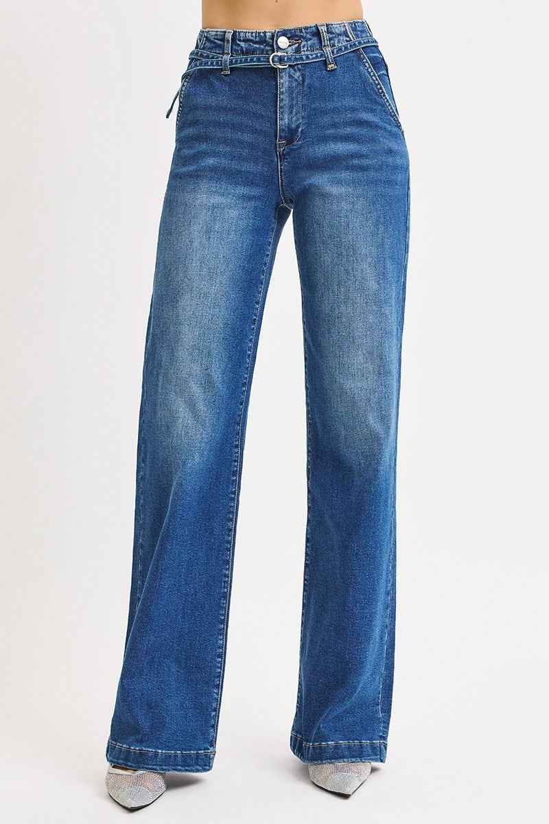 Marty Wide Leg Belted Jean