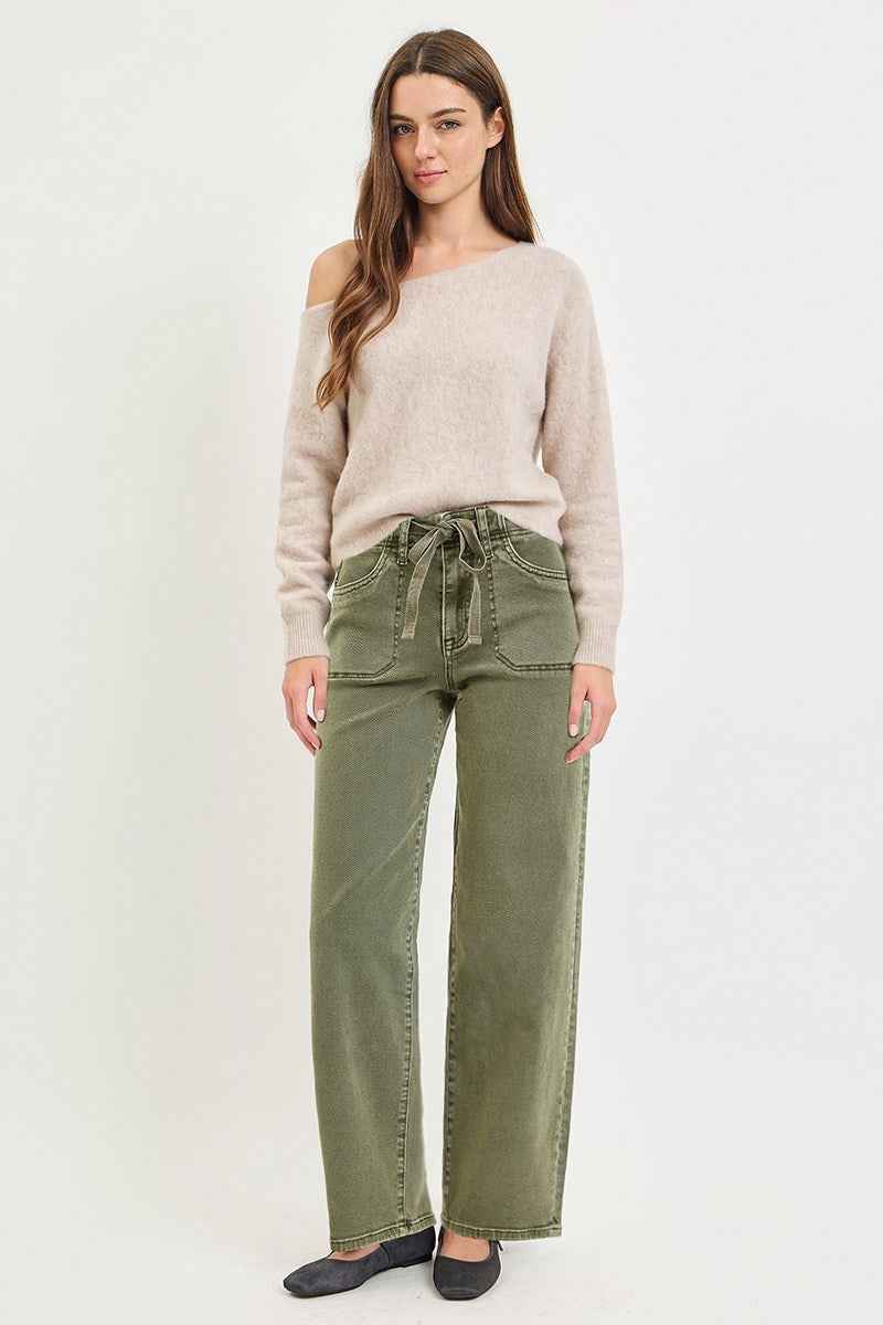 Hazel High Rise Wide Baggy Jean