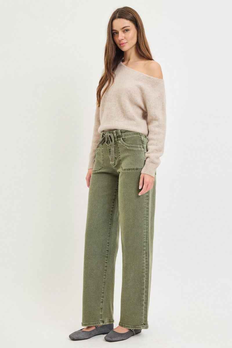 Hazel High Rise Wide Baggy Jean