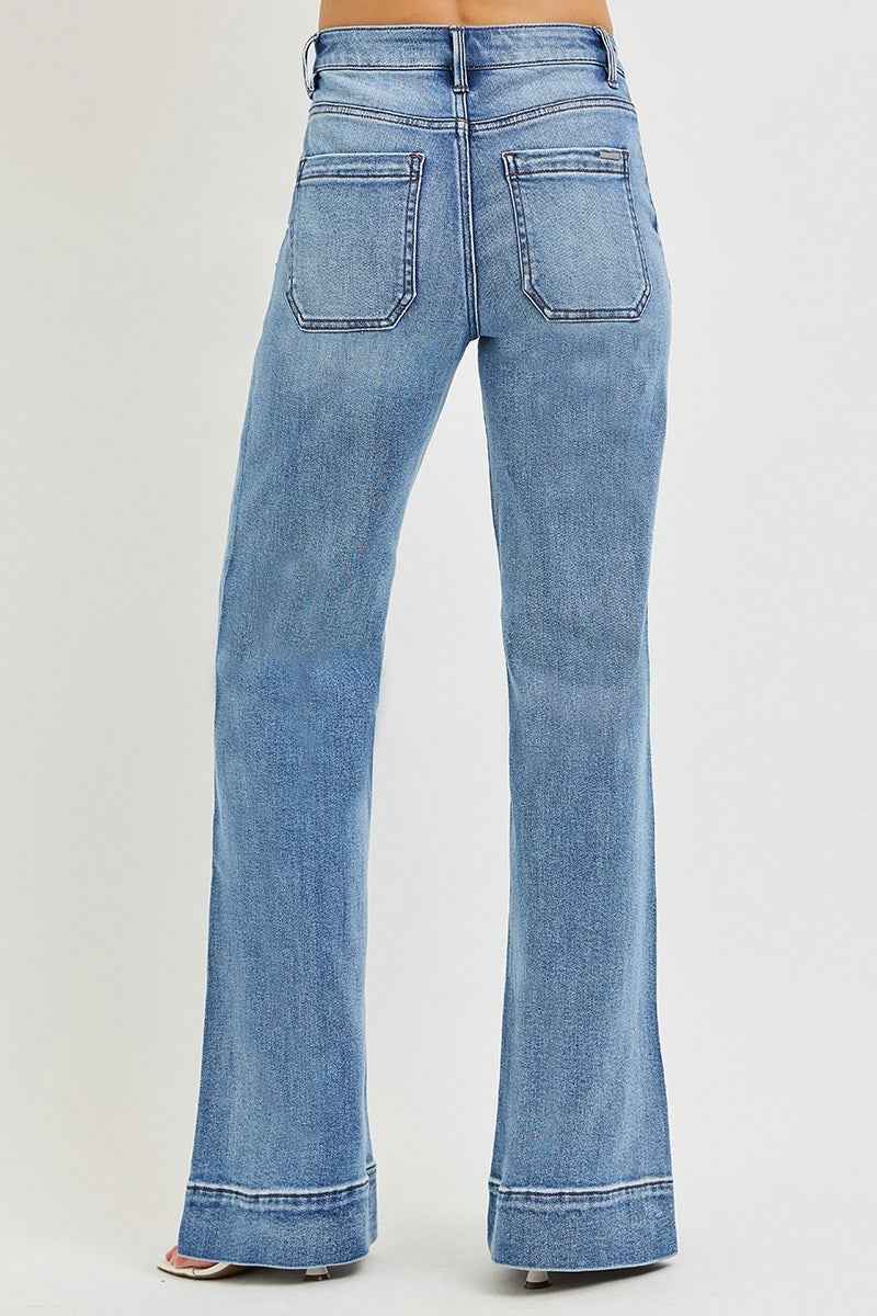 Stacy Light Wash Wide Jean