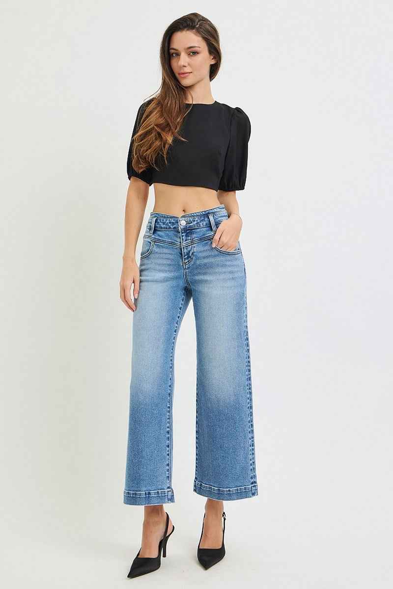 Everly High Rise Wide Leg Jean