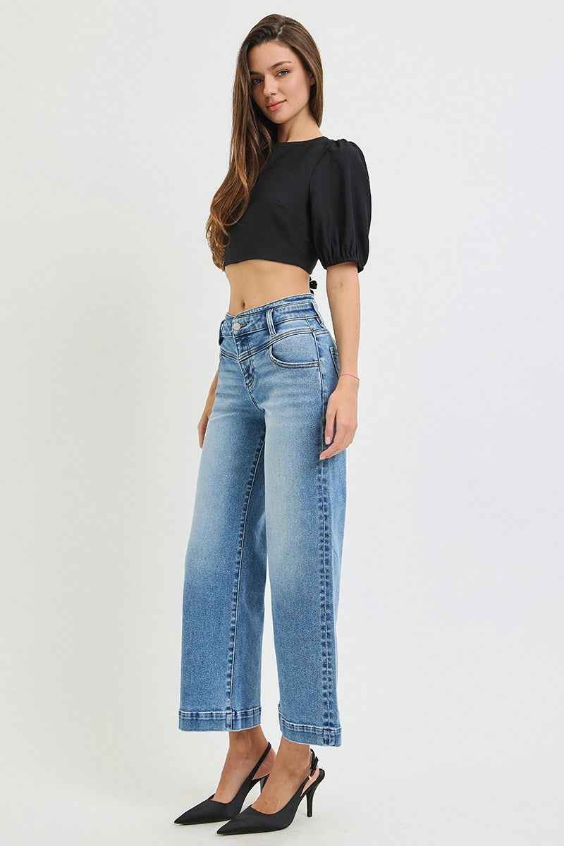 Everly High Rise Wide Leg Jean
