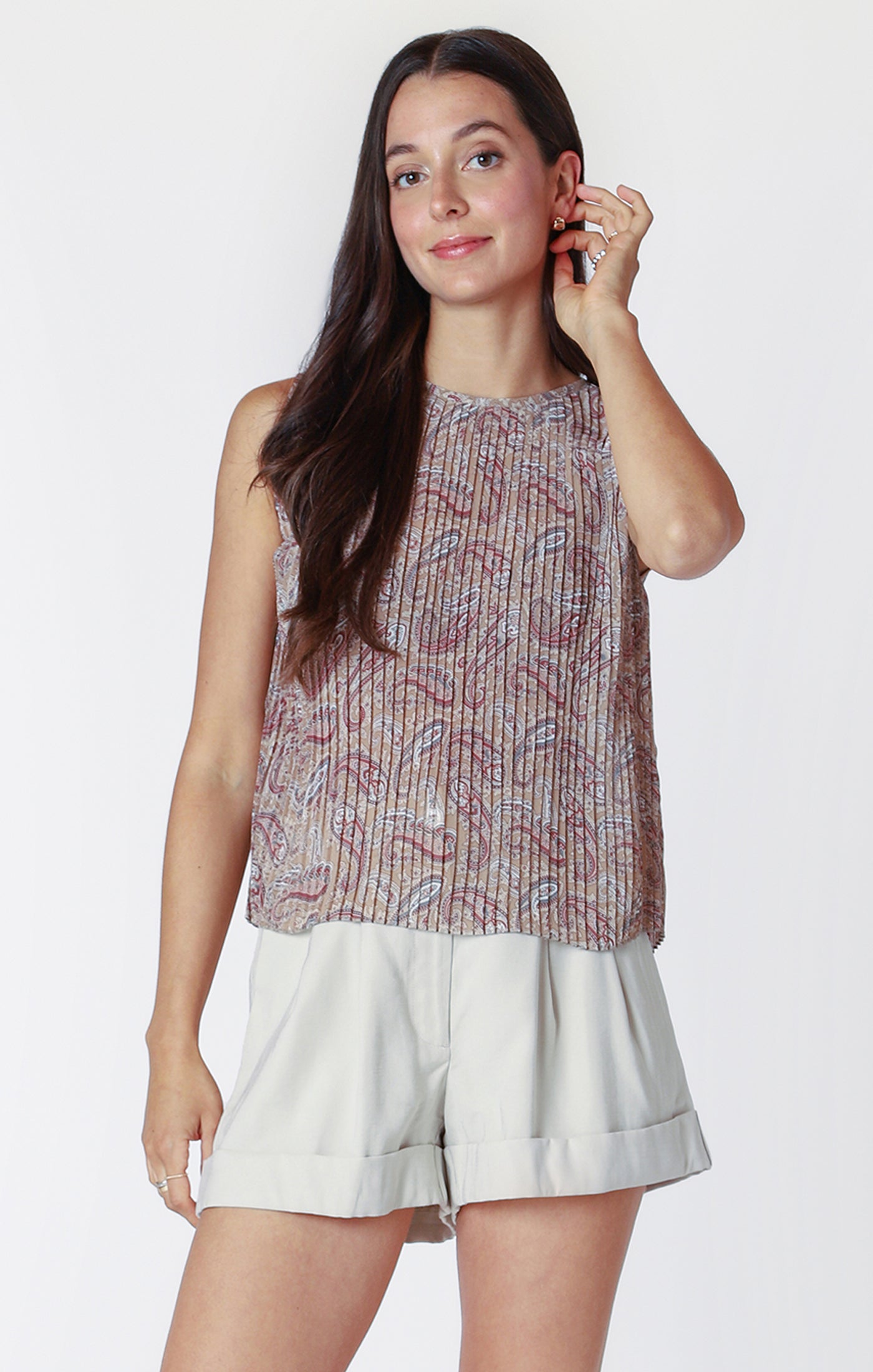 The Paisley Flowy Tank