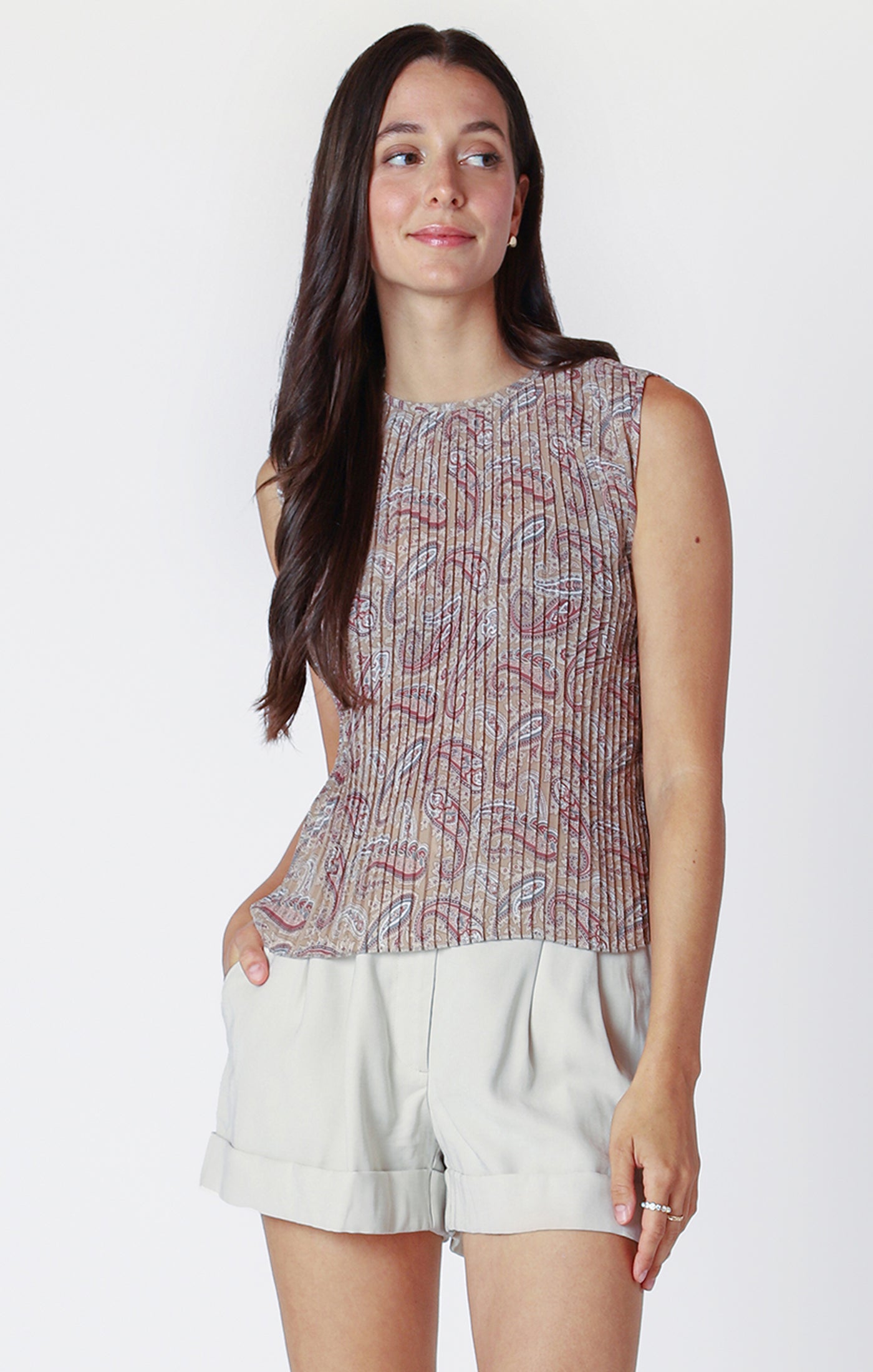 The Paisley Flowy Tank