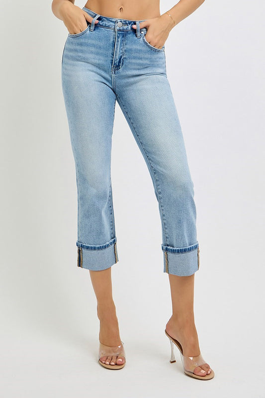 Daisy Ankle Straight Jean