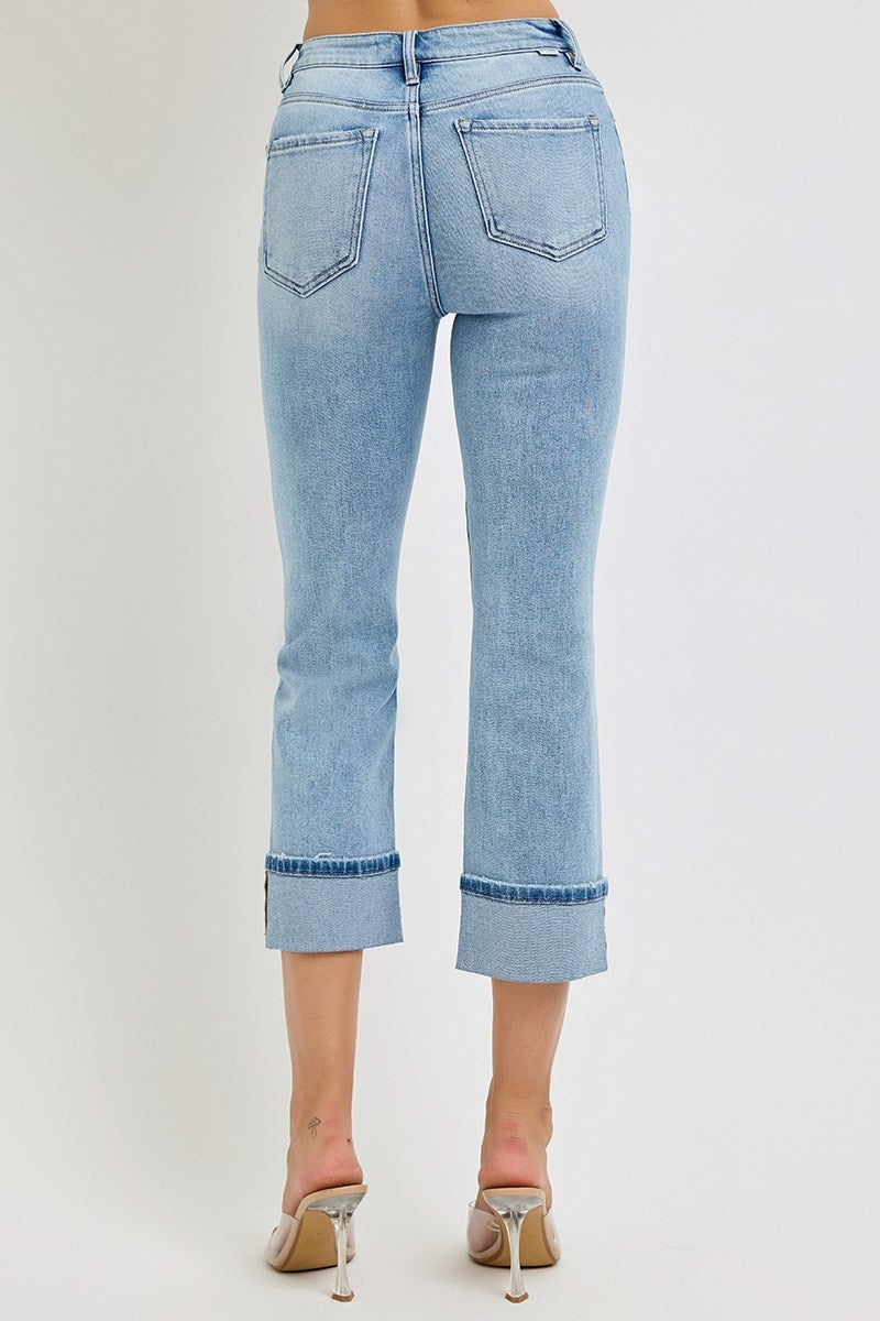 Daisy Ankle Straight Jean