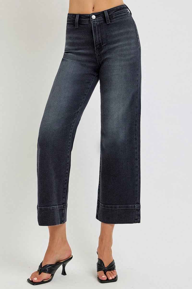 Frankie Wide Crop Jean