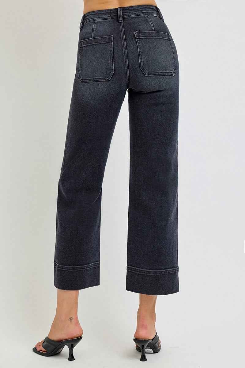 Frankie Wide Crop Jean