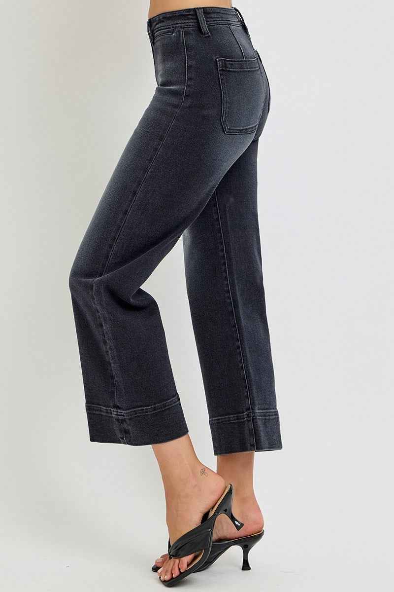 Frankie Wide Crop Jean