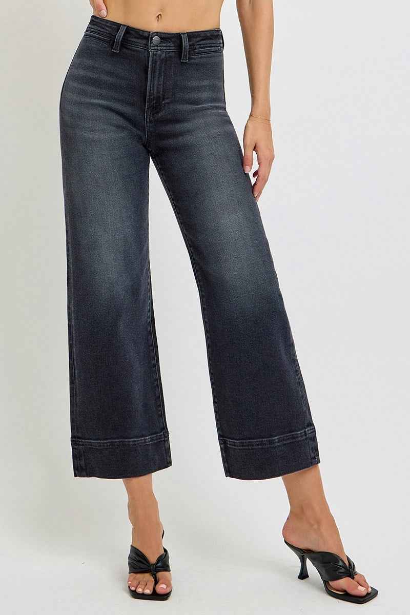 Frankie Wide Crop Jean