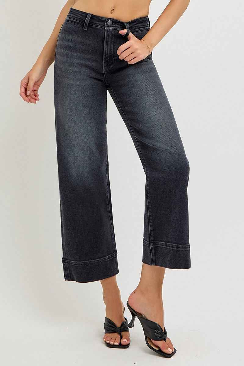 Frankie Wide Crop Jean