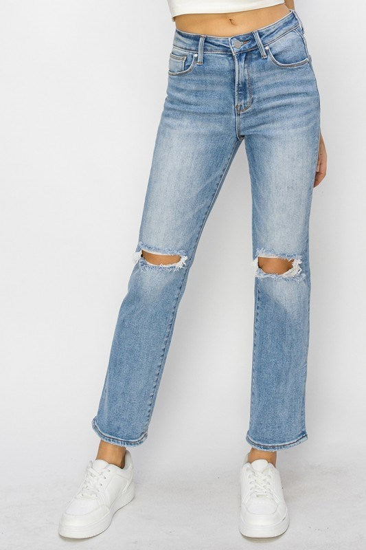 Blair Slim Straight Denim