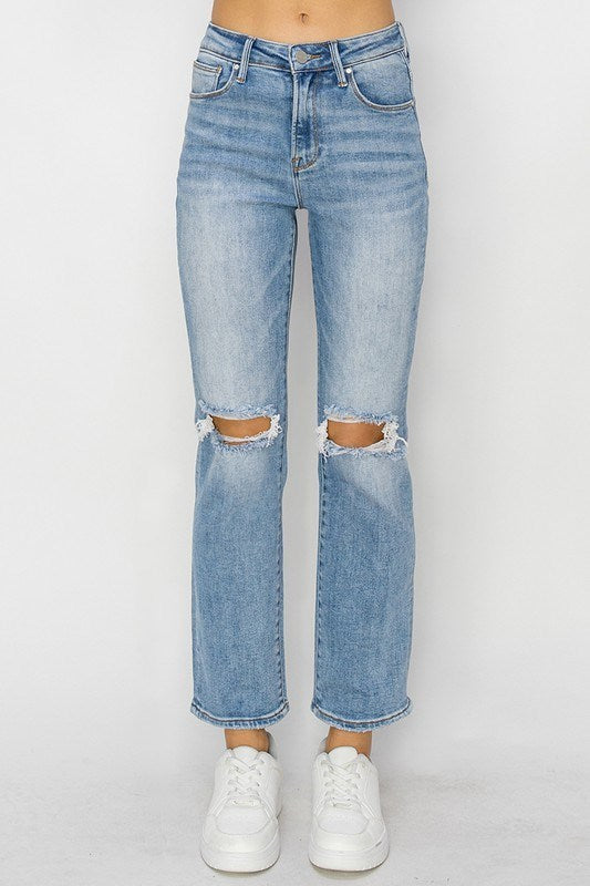 Blair Slim Straight Denim