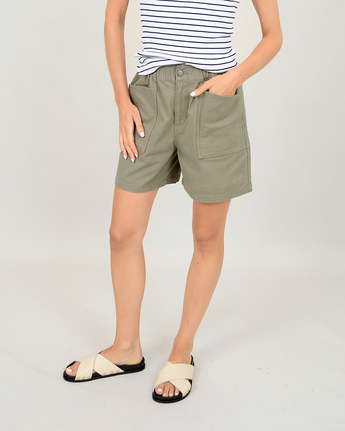 Sera Stretch Twill Shorts