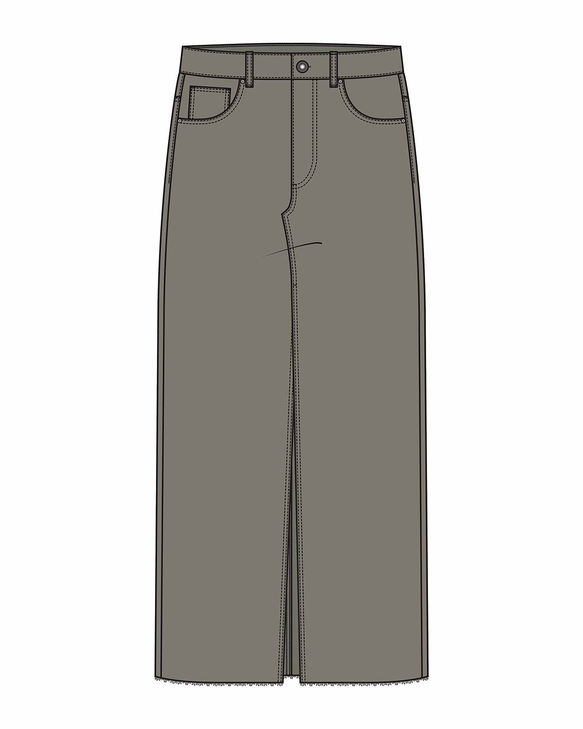 Seraphina Stretch Twill Skirt