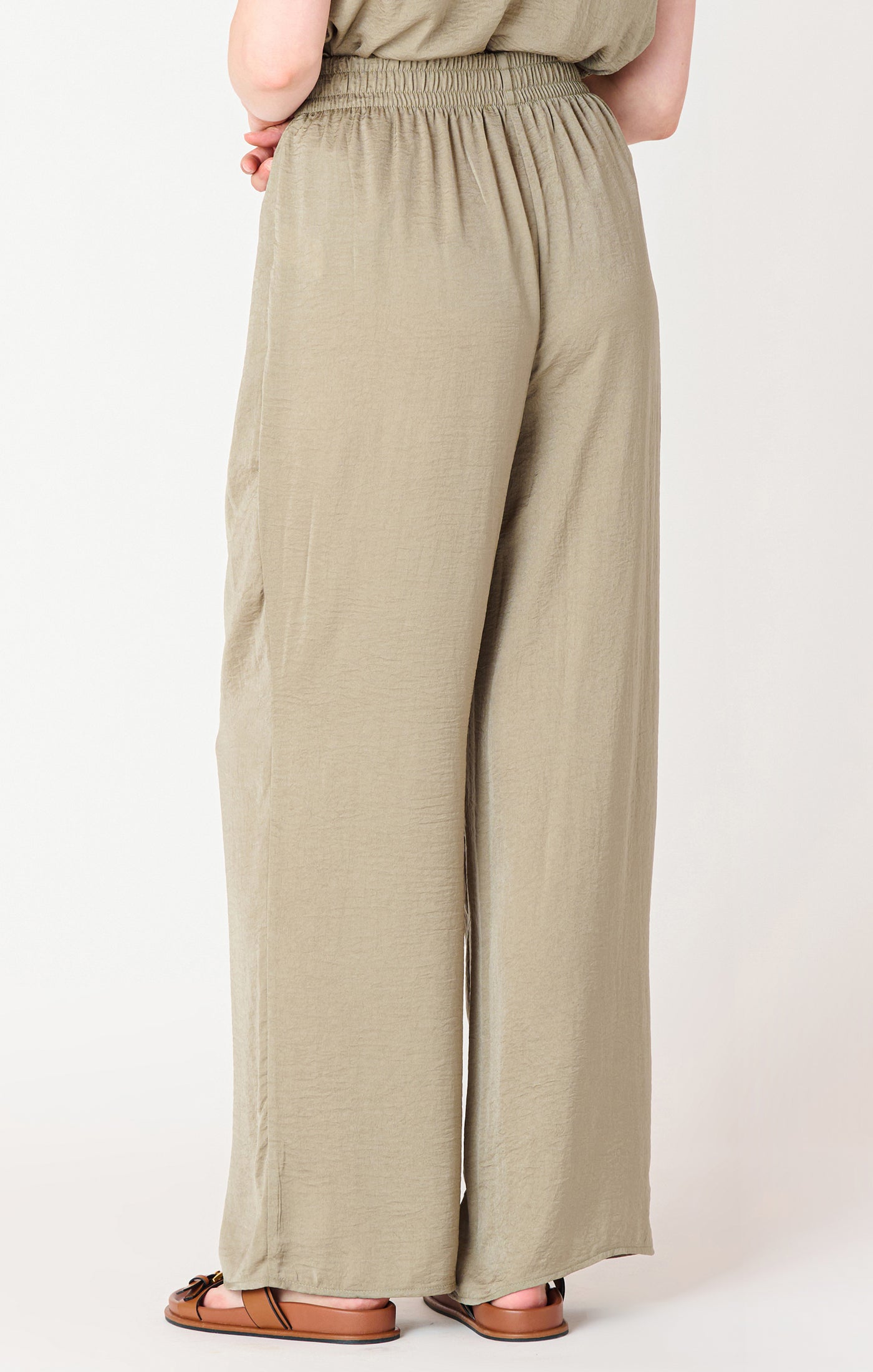 Serena Satin Wide-Leg Pants