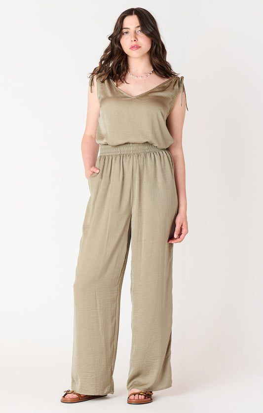 Serena Satin Wide-Leg Pants