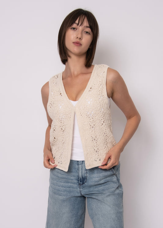 Sloane Crochet Vest
