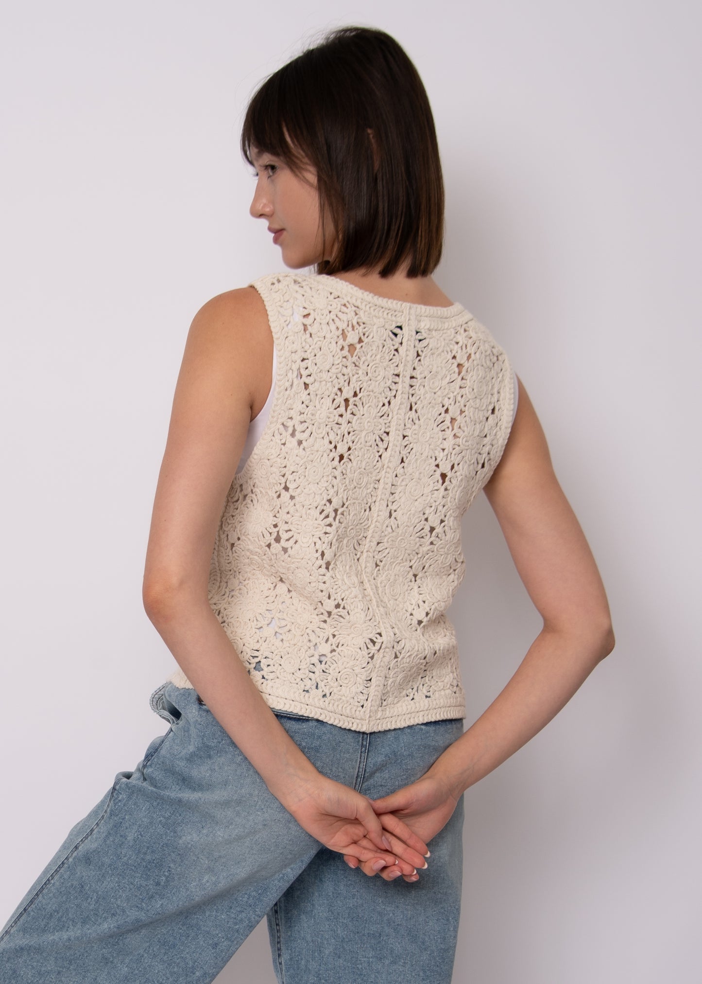 Sloane Crochet Vest