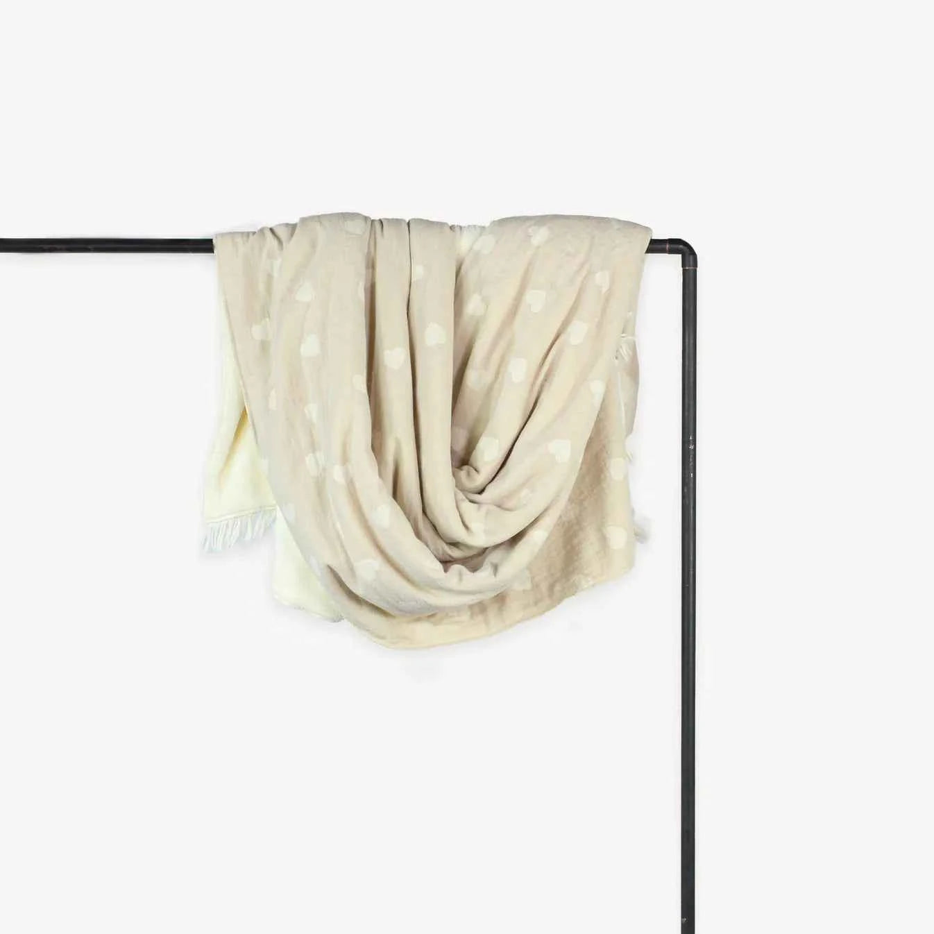 Have A Heart Fleece Lined Throw | HOME Collection