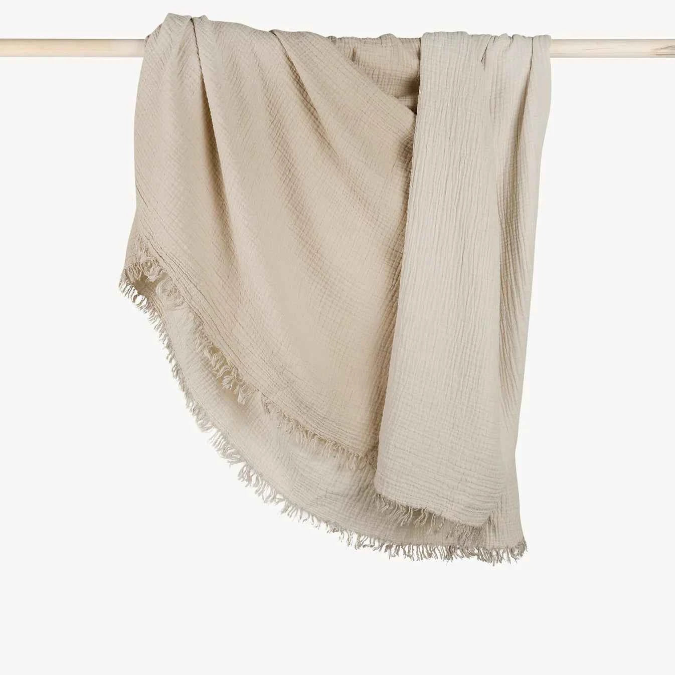 Solid Crinkle Throw | HOME Collection