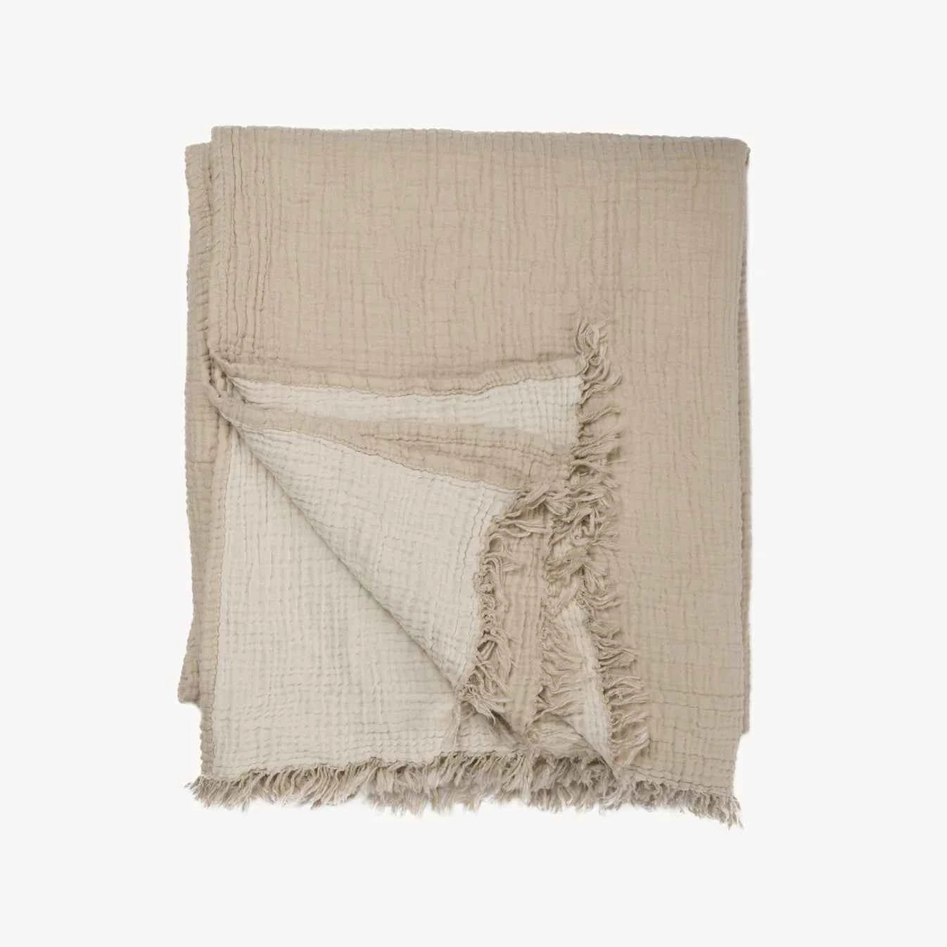 Solid Crinkle Throw | HOME Collection