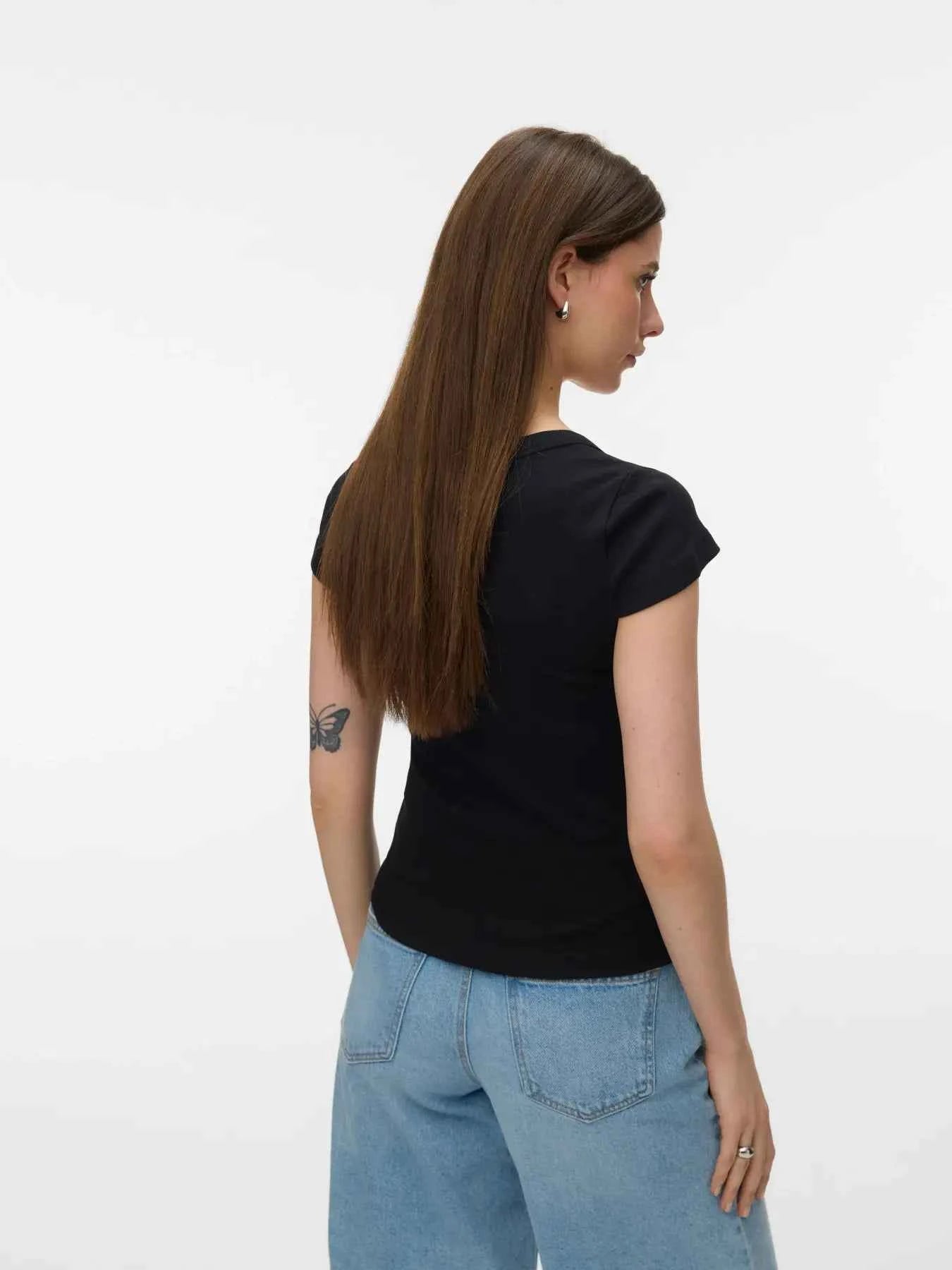 VMChloe Ribbed Tee