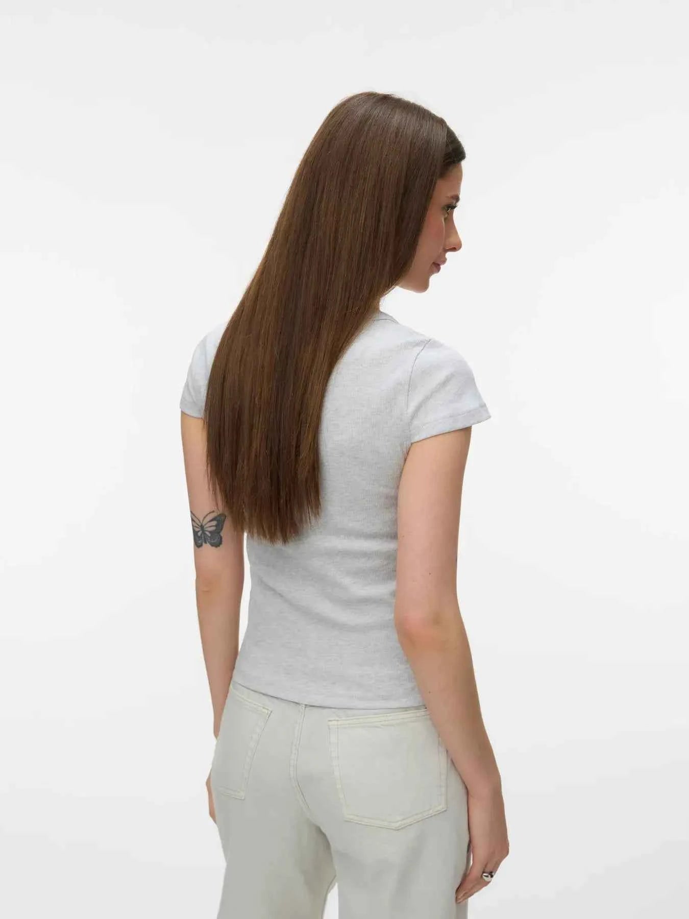 VMChloe Ribbed Tee
