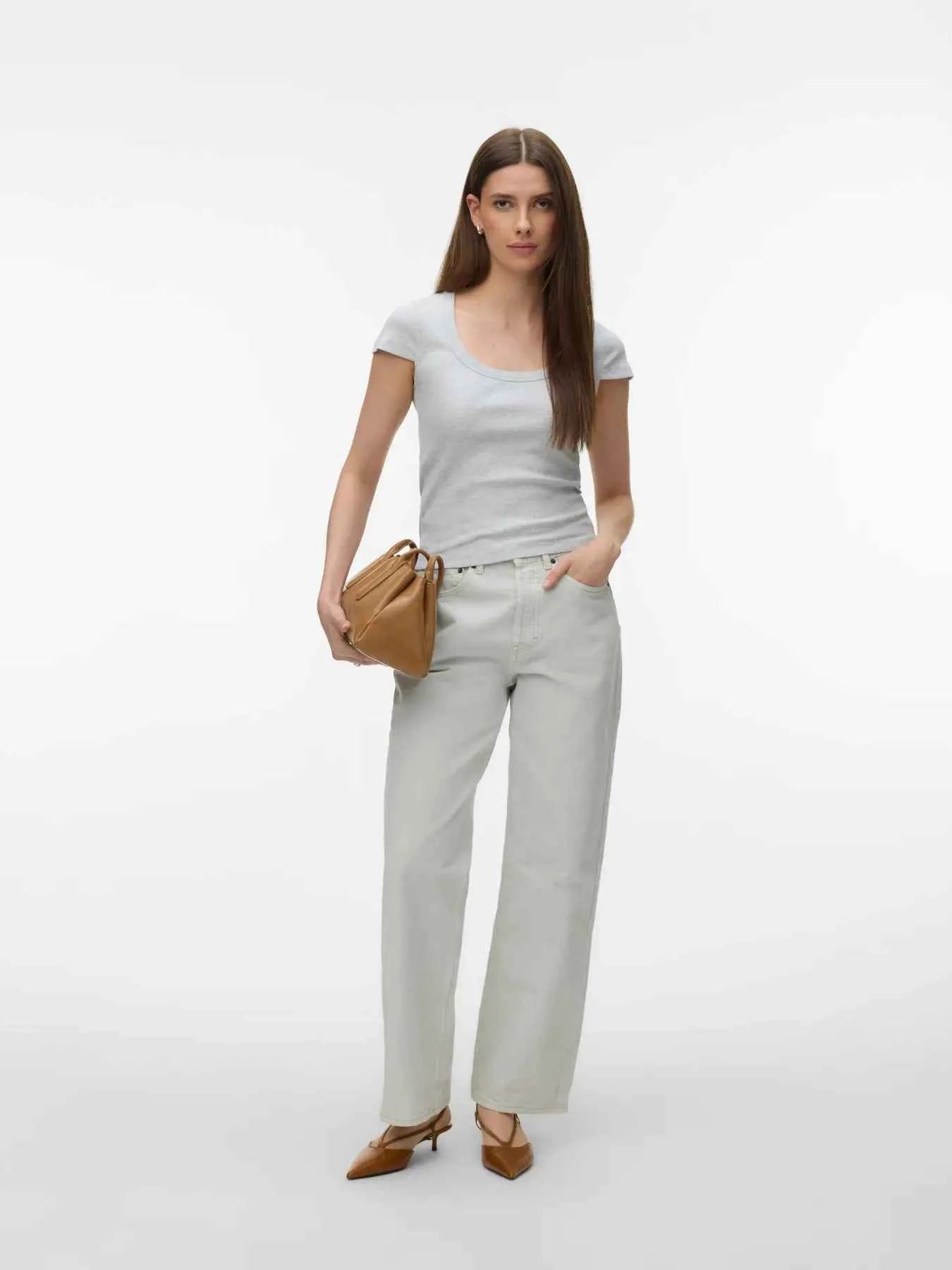 VMChloe Ribbed Tee
