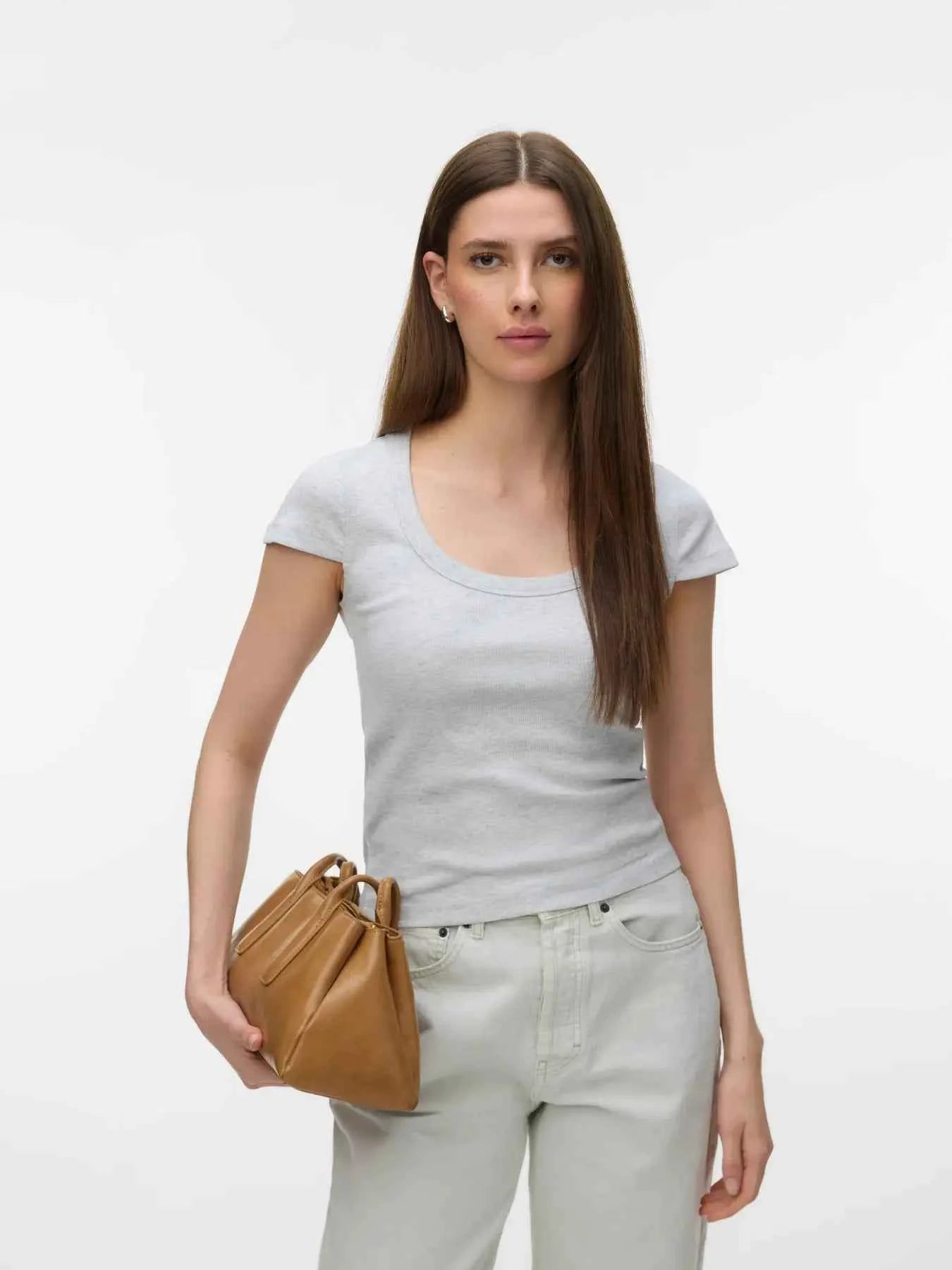 VMChloe Ribbed Tee