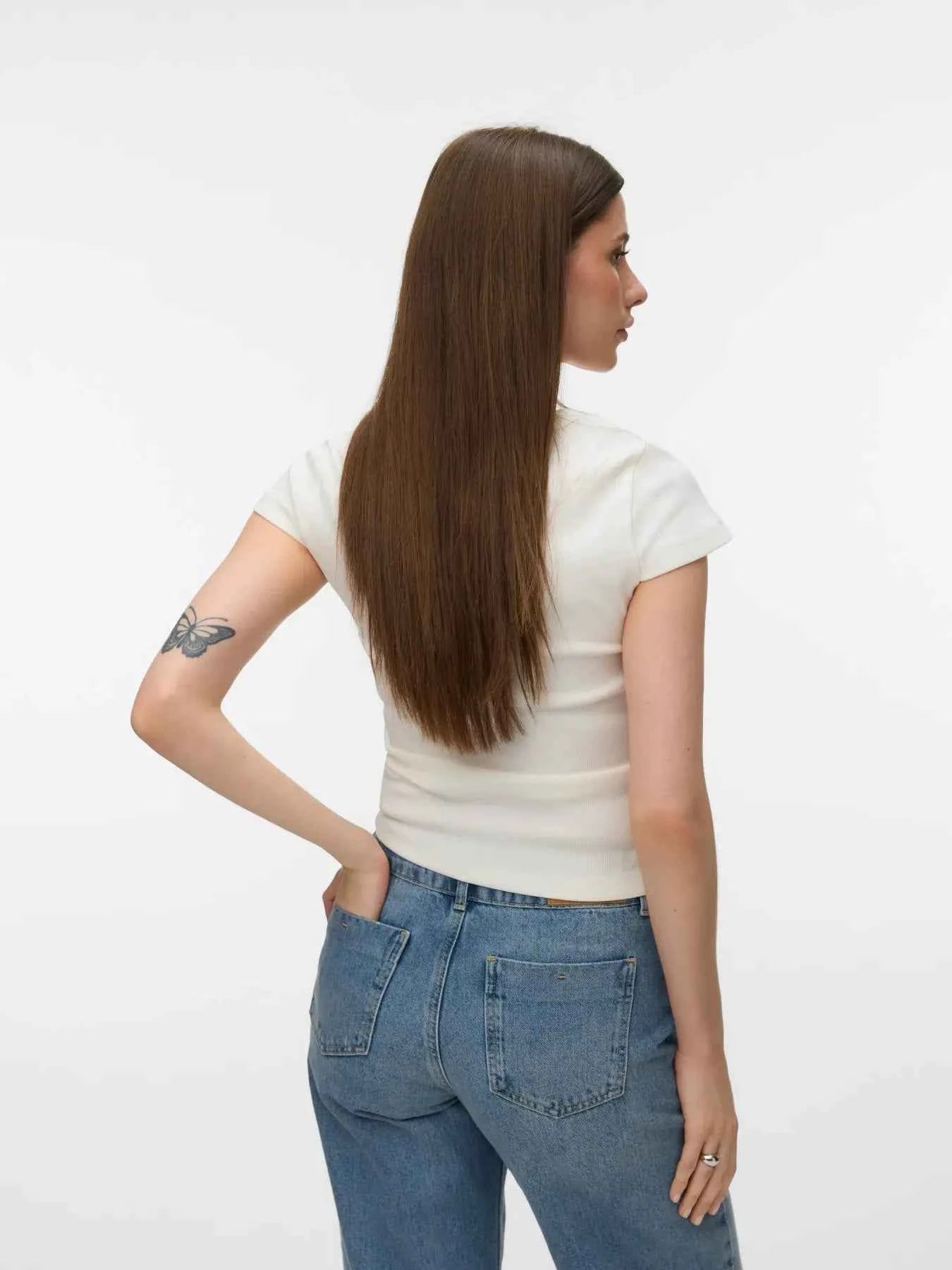 VMChloe Ribbed Tee