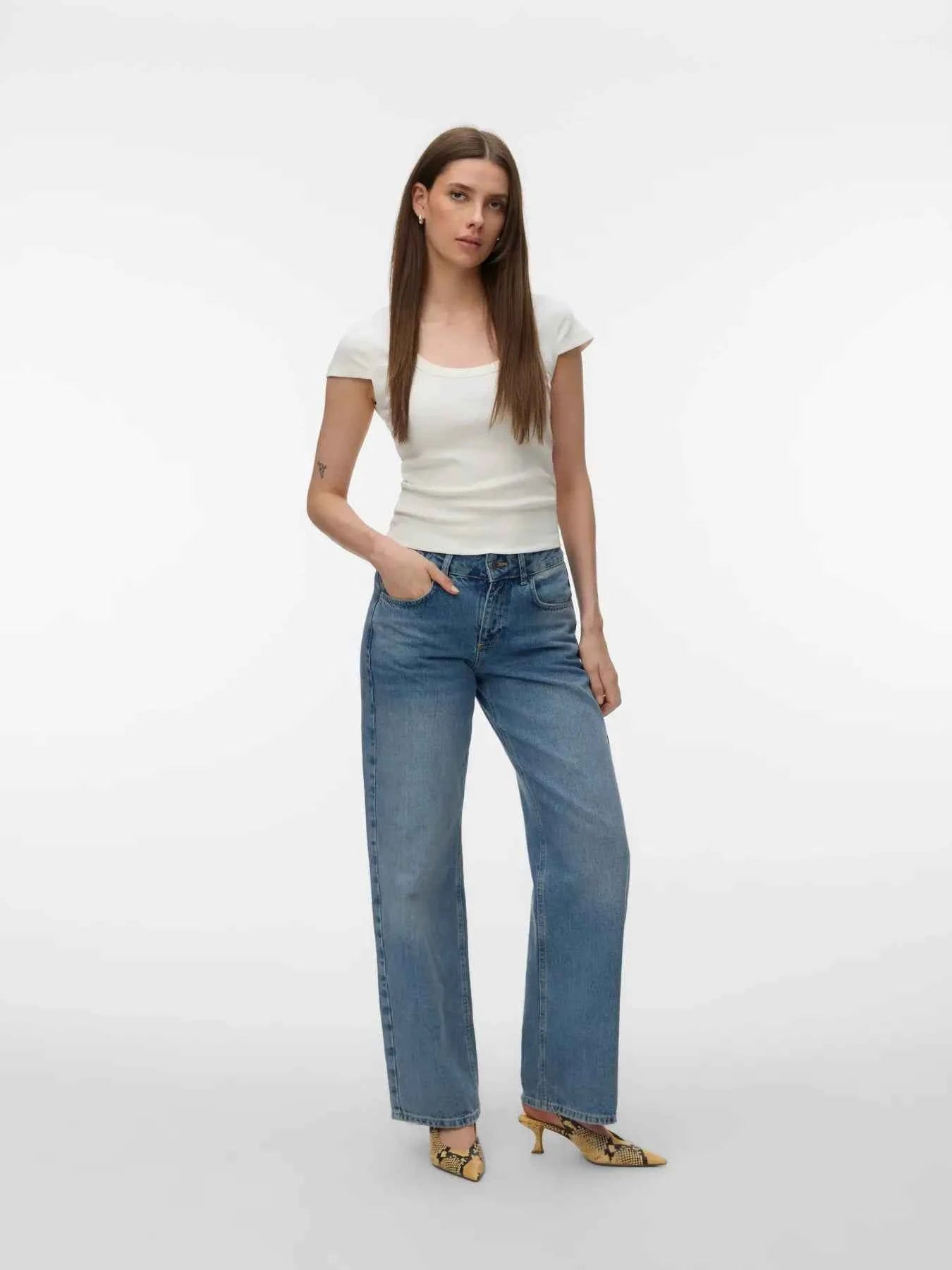 VMChloe Ribbed Tee