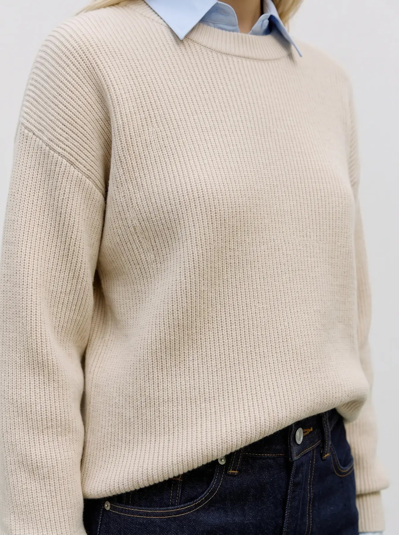 VMGold Lux Rib Sweater