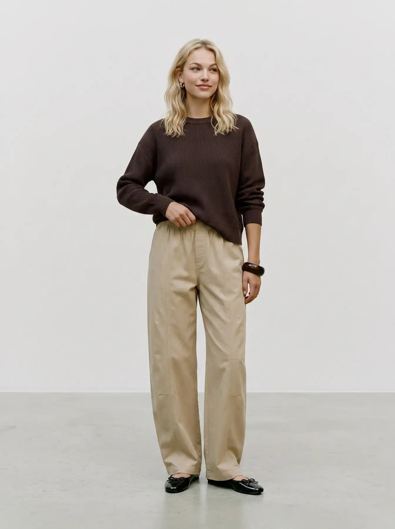 VMGold Lux Rib Sweater