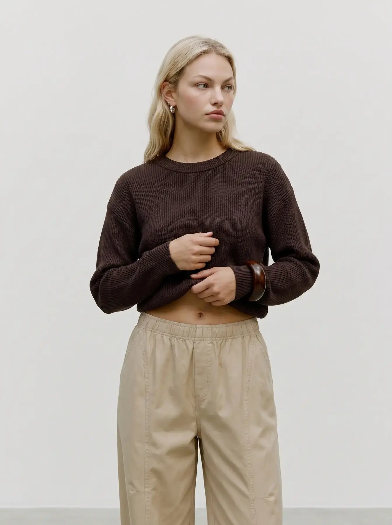 VMGold Lux Rib Sweater