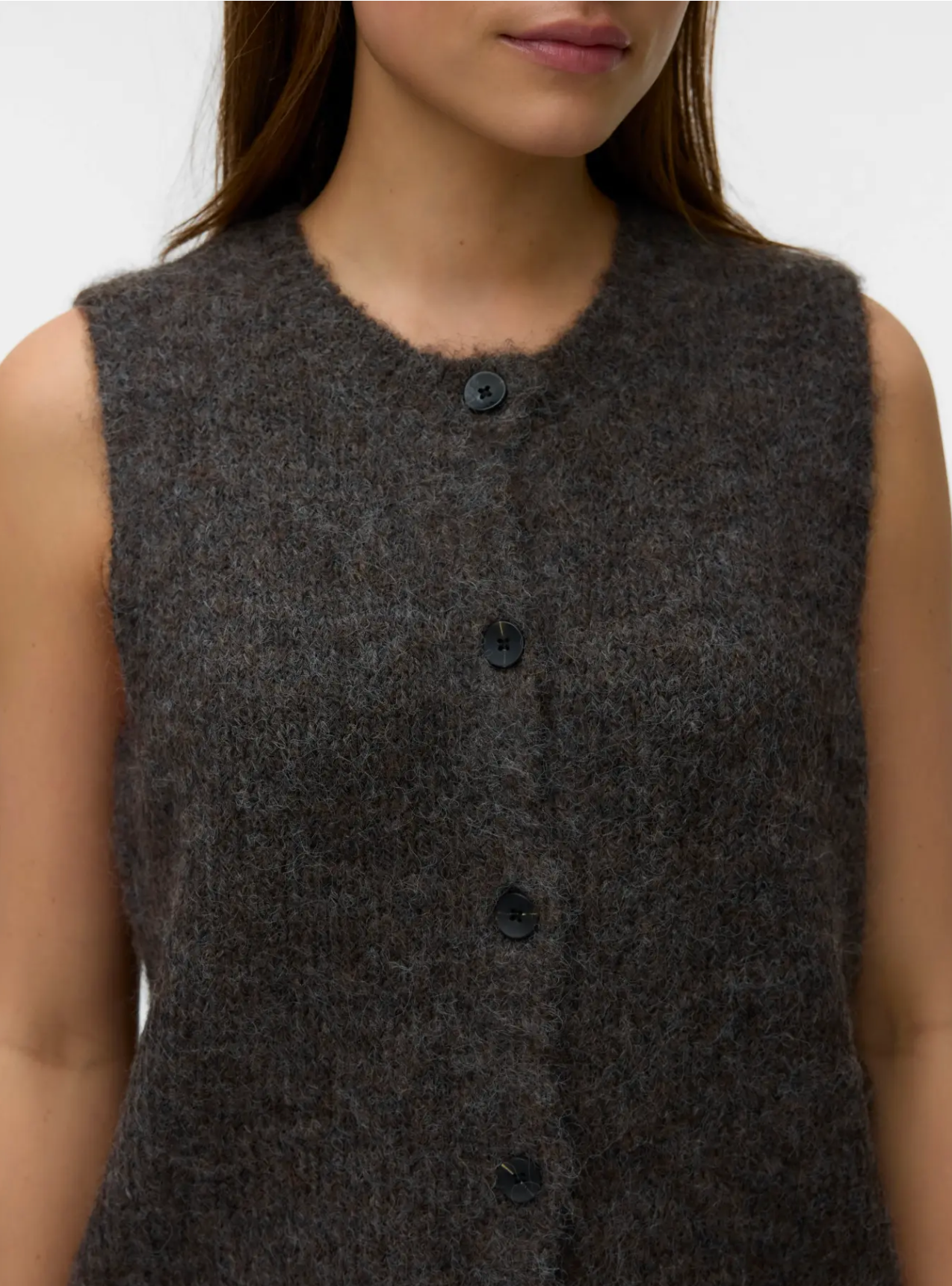 VMNovah Knit Button Up Vest