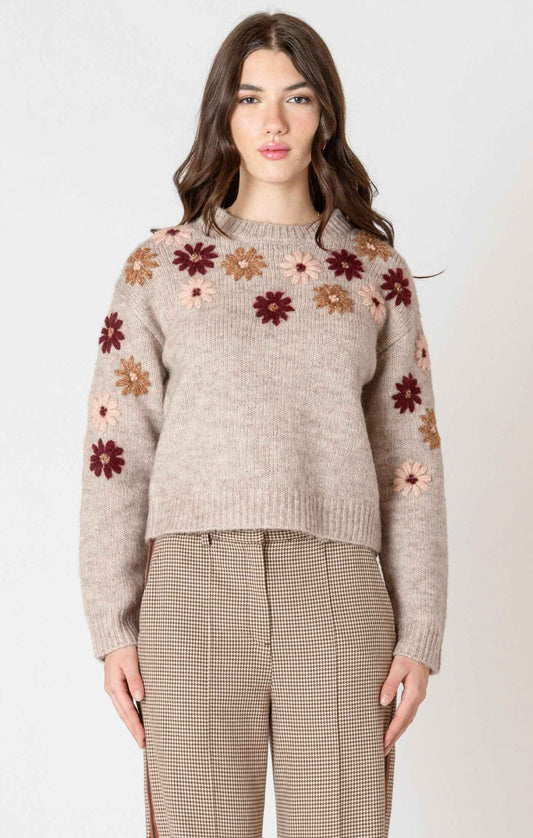 Alaia Floral Applique Sweater