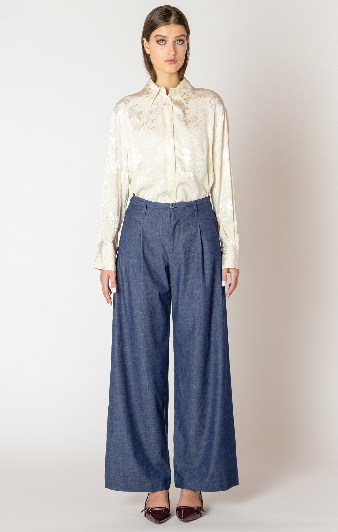 Liberty Floral Jacquard Blouse