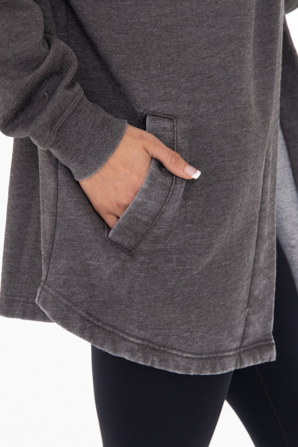 Reese Fleece Open Front Cardigan - Straight & Arrow Boutique