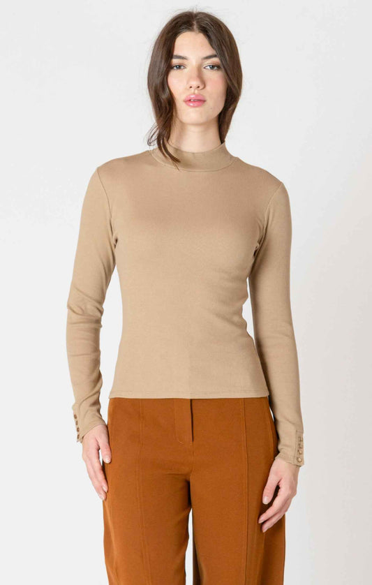 Leif Mockneck Ribbed Top