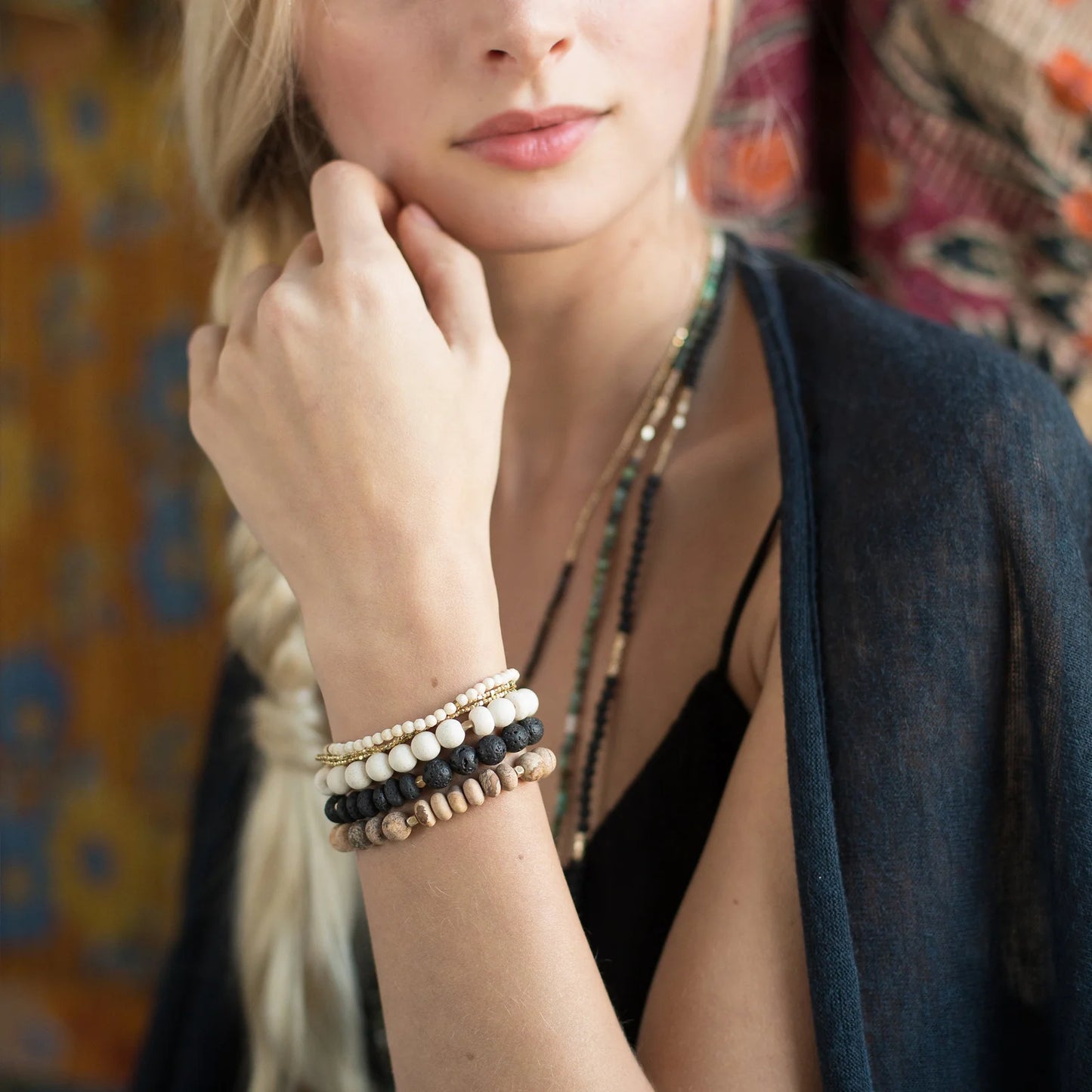 Scout Stone Stack Bracelet