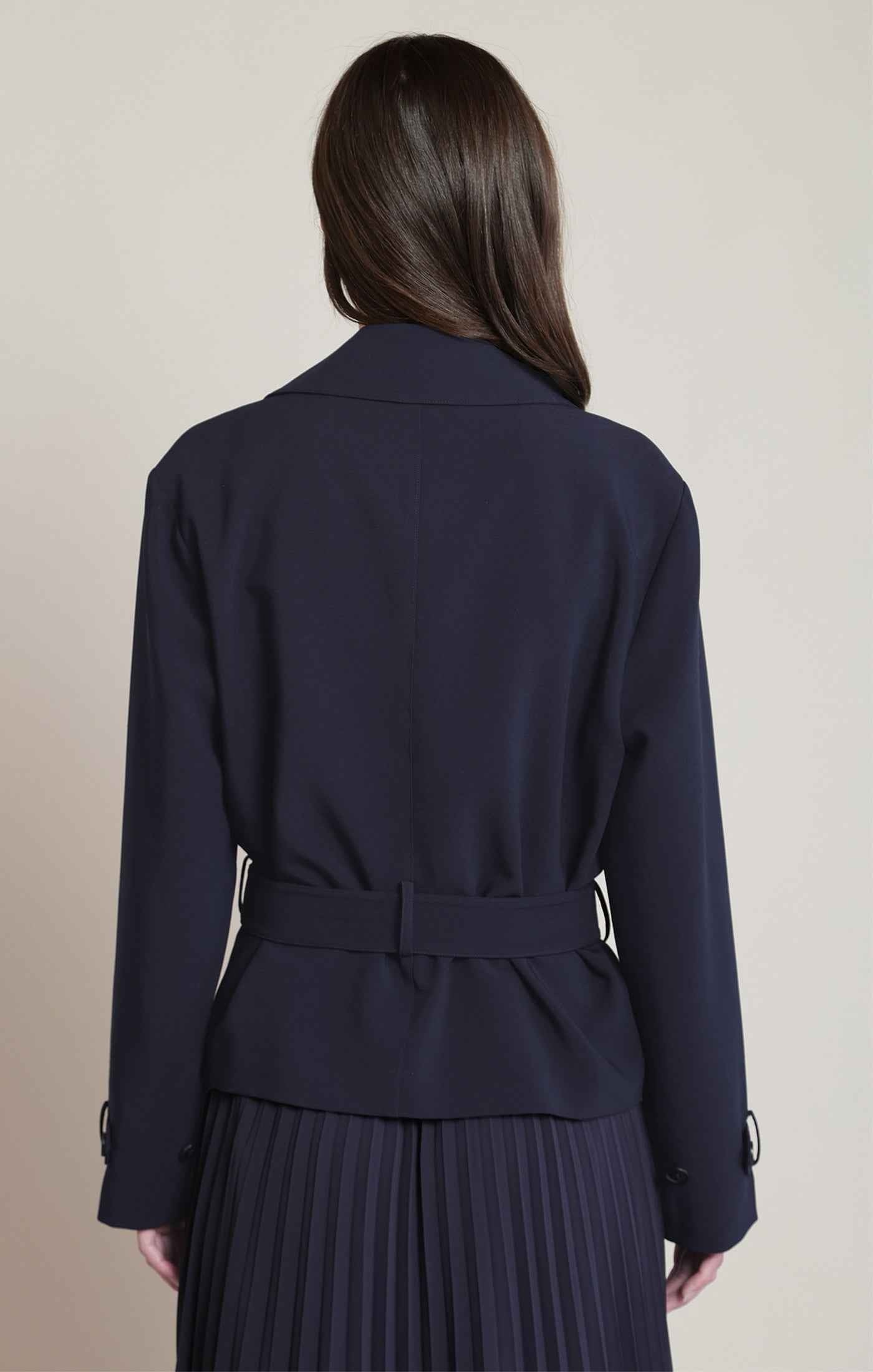 SHORT TRENCH COAT