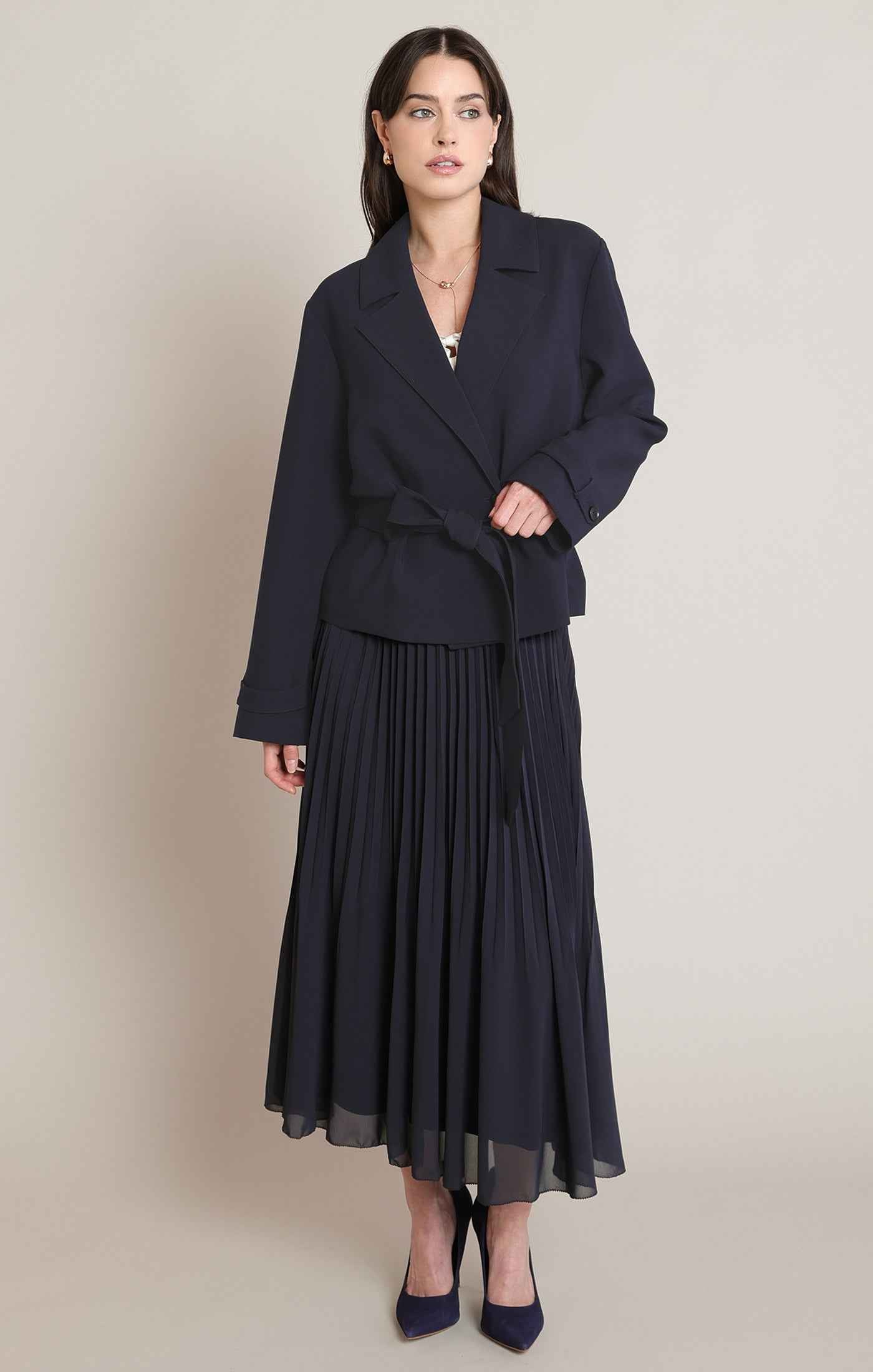 SHORT TRENCH COAT