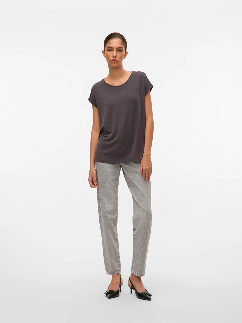 VMAva Plain Tee - Straight & Arrow Boutique