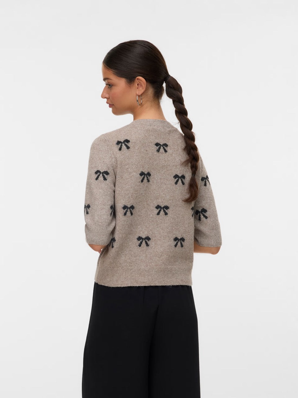 VMDoffy Intarsia Knit Sweater