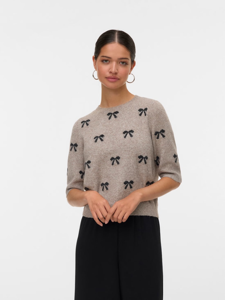 VMDoffy Intarsia Knit Sweater