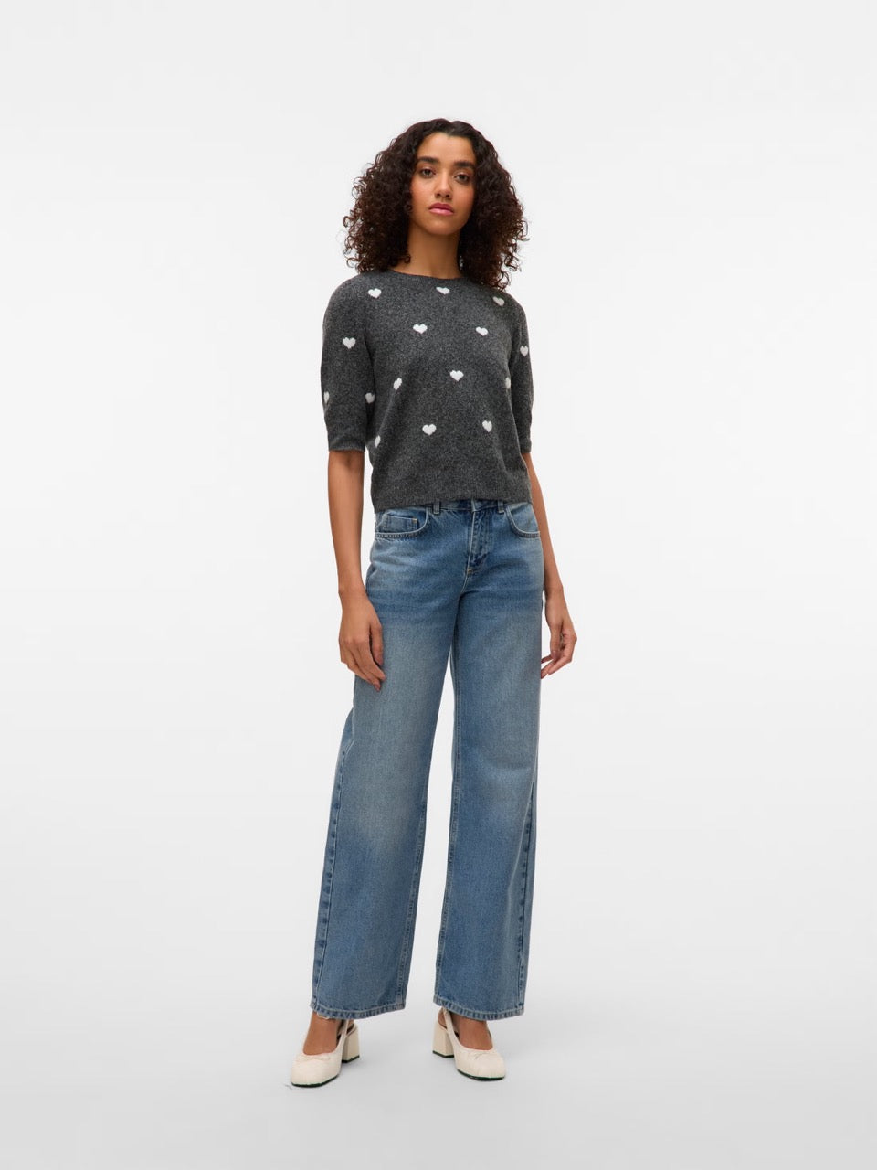 VMDoffy Intarsia Knit Sweater