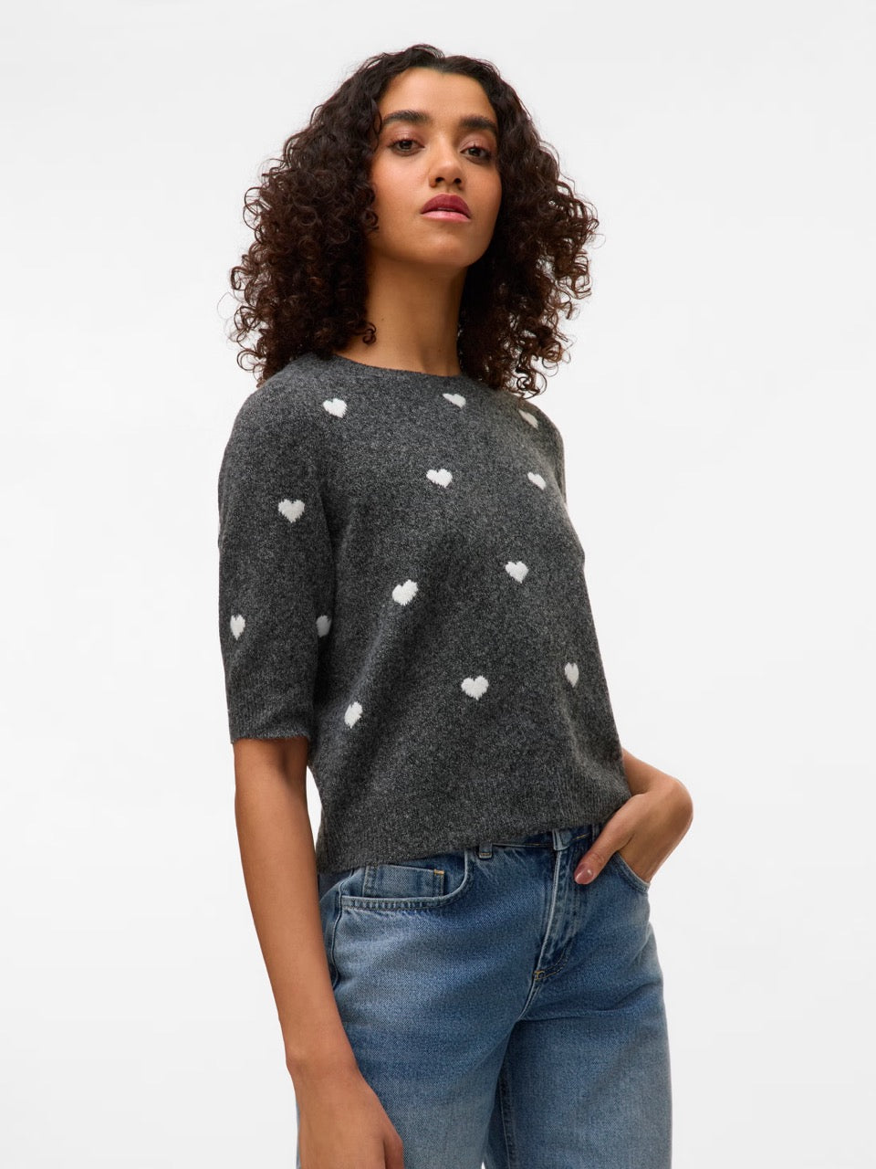 VMDoffy Intarsia Knit Sweater